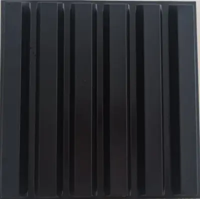 Linear Groove Matte Black