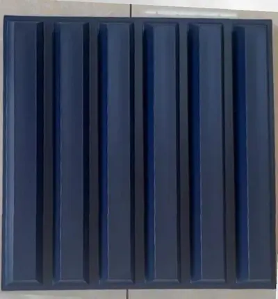 Linear Groove Matte Blue